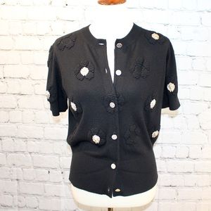 Chanel black cashmere cardigan